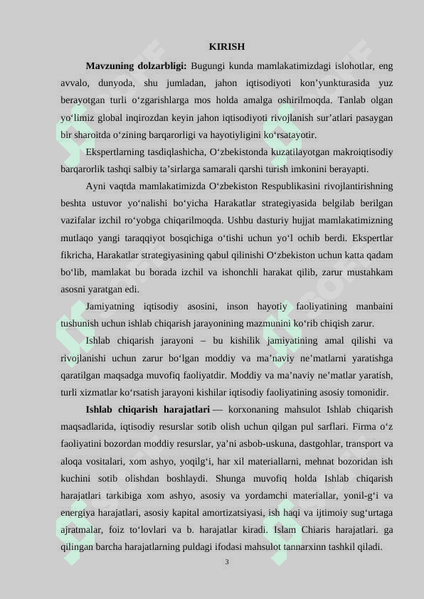 MATERIAL HARAJATLARINING HISOBI 2