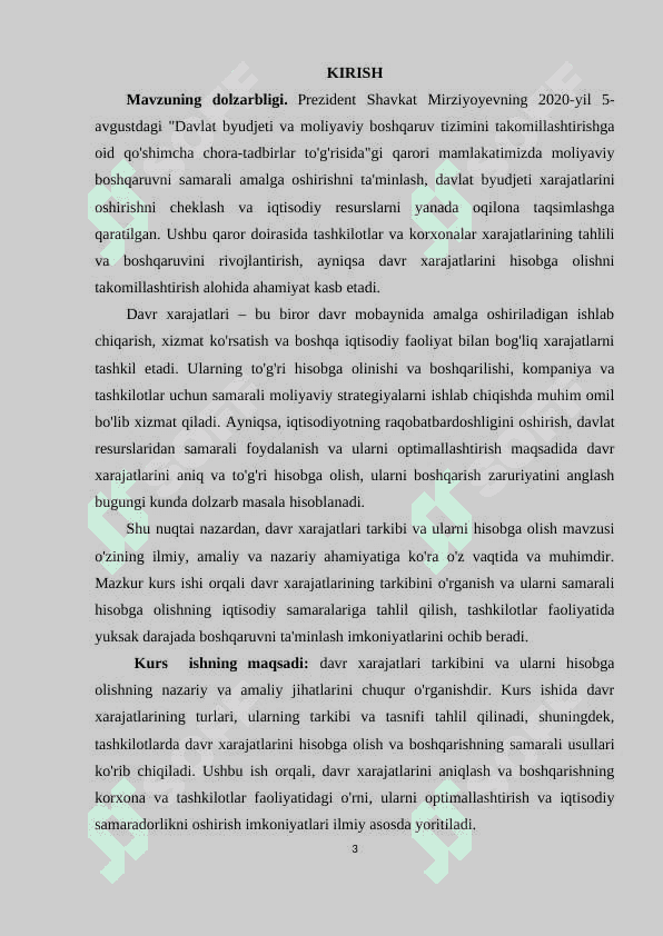DAVR XARAJATLARI TARKIBI VA ULARNI HISOBGA OLISH 2