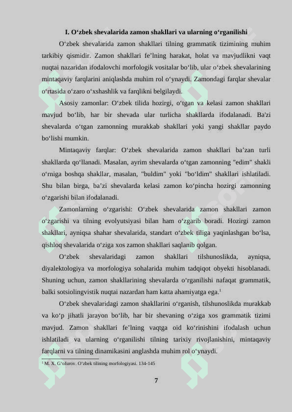 O‘zbek shevalarida hozirgi zamon shakllari 6
