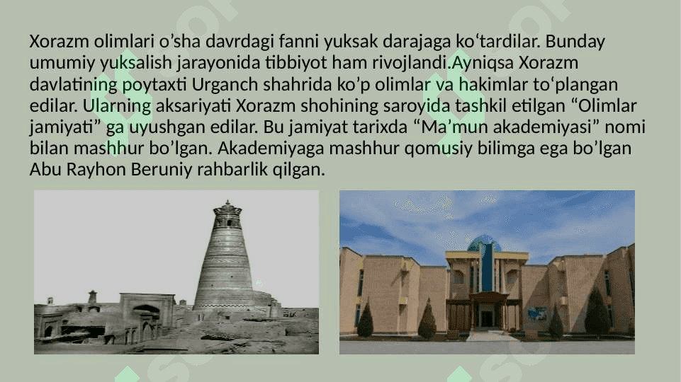 Xorazmshohlar davri tibbiyoti 4