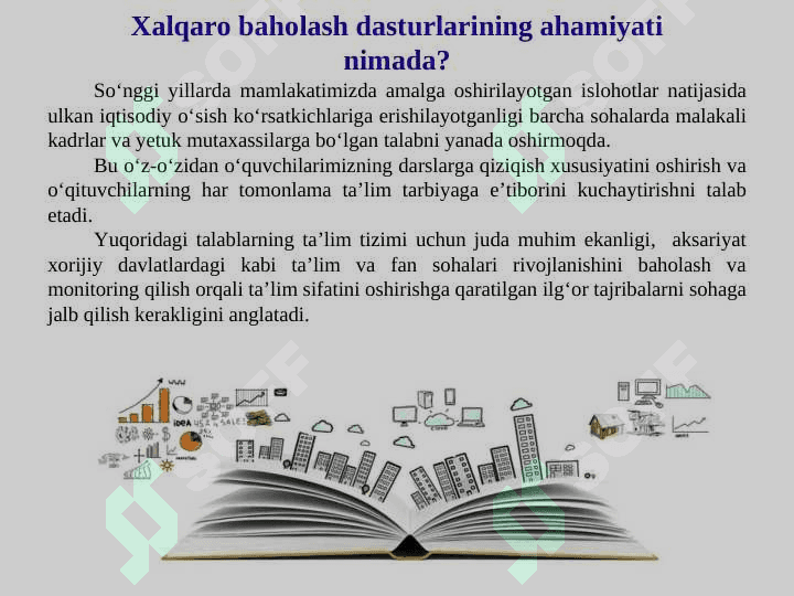Ta’lim sifati monitoringini tashkil etish va o‘tkazishda xalqaro PISA baholash dasturidan foydalanish 2