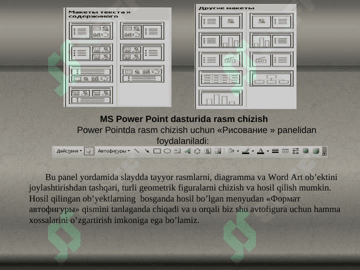 MS power point grafik muharriri 7