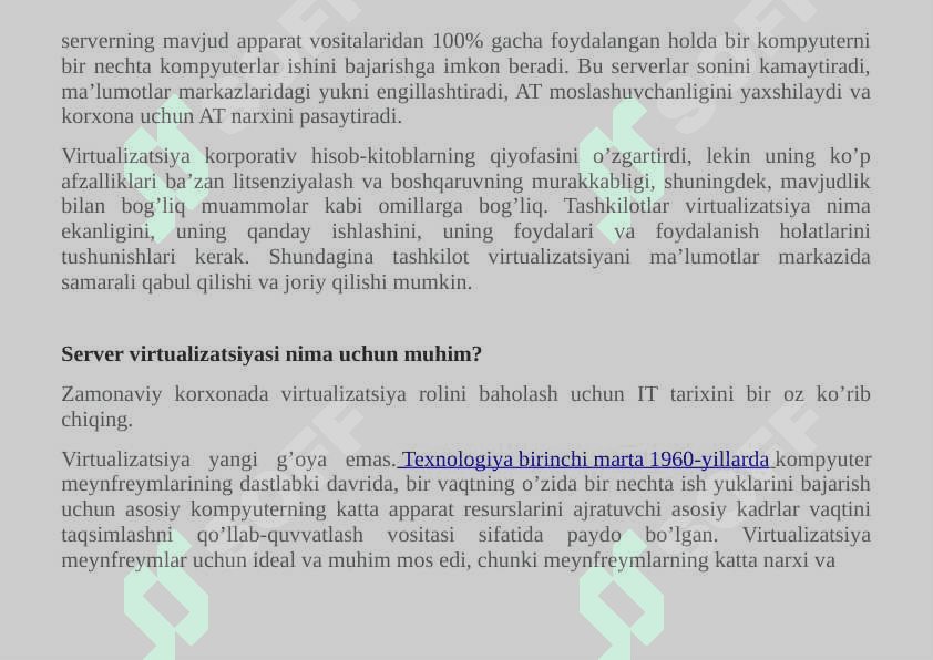 SERVERLARNI VIRTUALLASHTIRISH 4