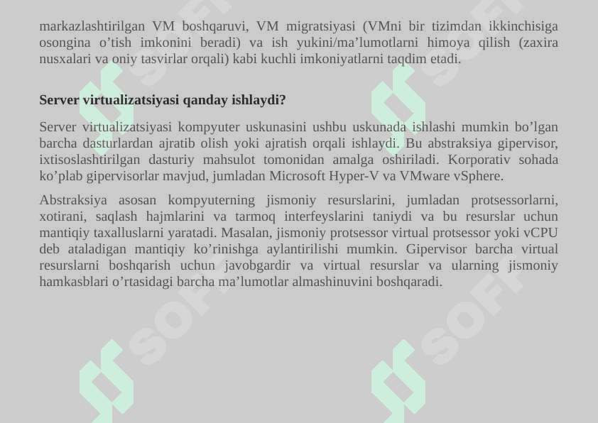 SERVERLARNI VIRTUALLASHTIRISH 8