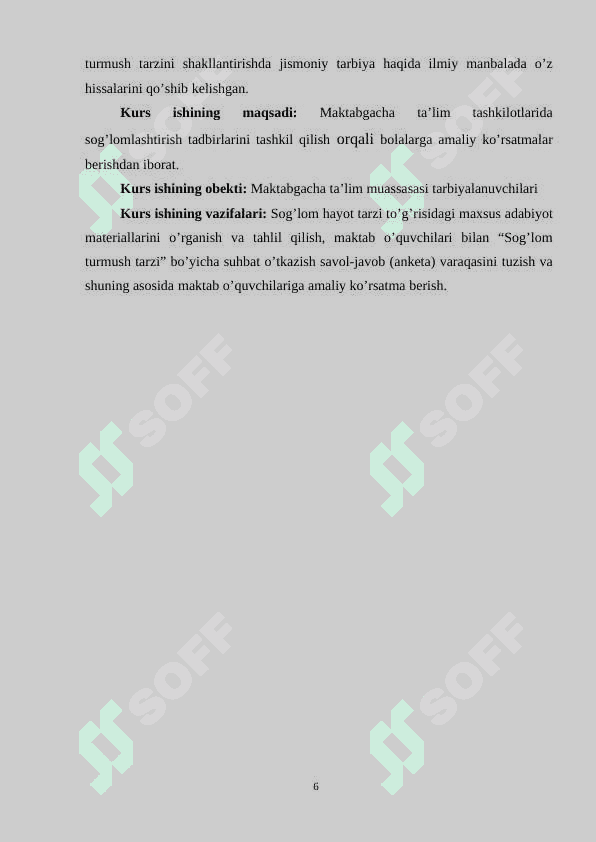 Maktabgacha ta'lim tizimida sog'lom turmush tarzi 6
