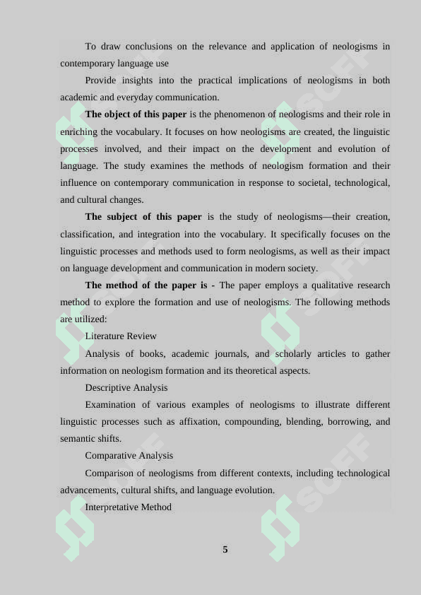 How neologisms are made: ways of replenishment of the vocabulary 4