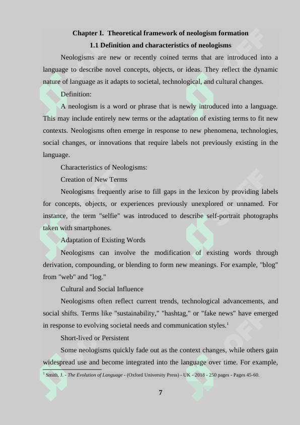 How neologisms are made: ways of replenishment of the vocabulary 6