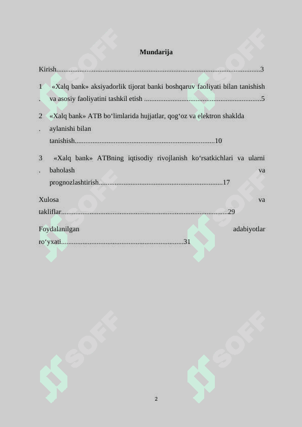 AMALIYOT HISOBOTI XALQ BANKI 2