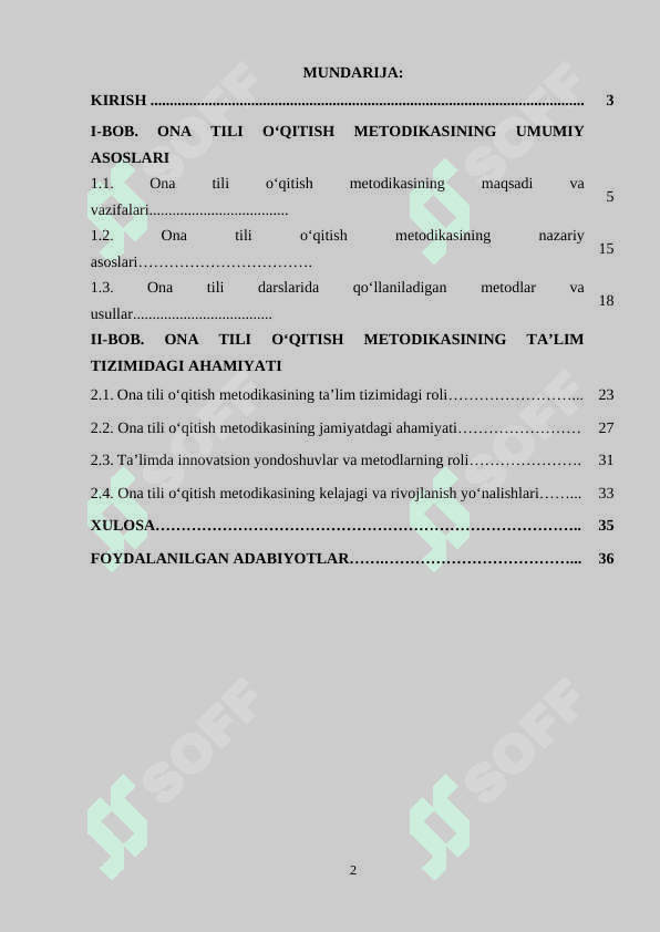 Ona tili o‘qitish metodikasi fani darslarining ta’lim ahamiyati 2