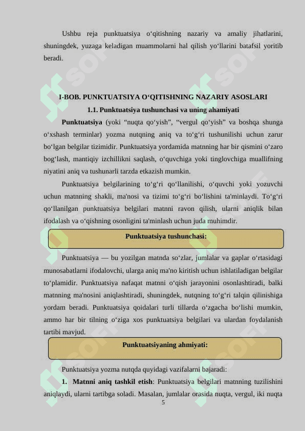 Punktuatsiya o'qitishning o'ziga xosligi 5