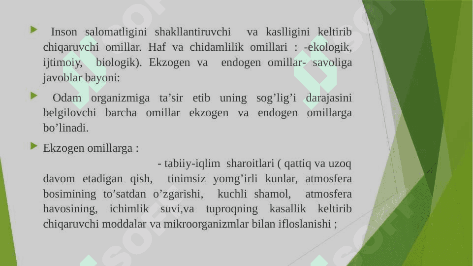 KASALLIKNING TIBBIY VA IJTIMOIY MUAMMOLARI 7