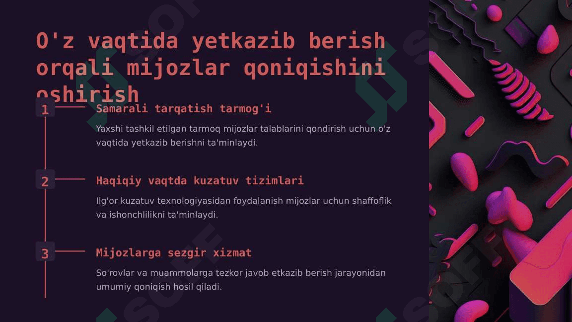 Logistika zanjiri haqida 3