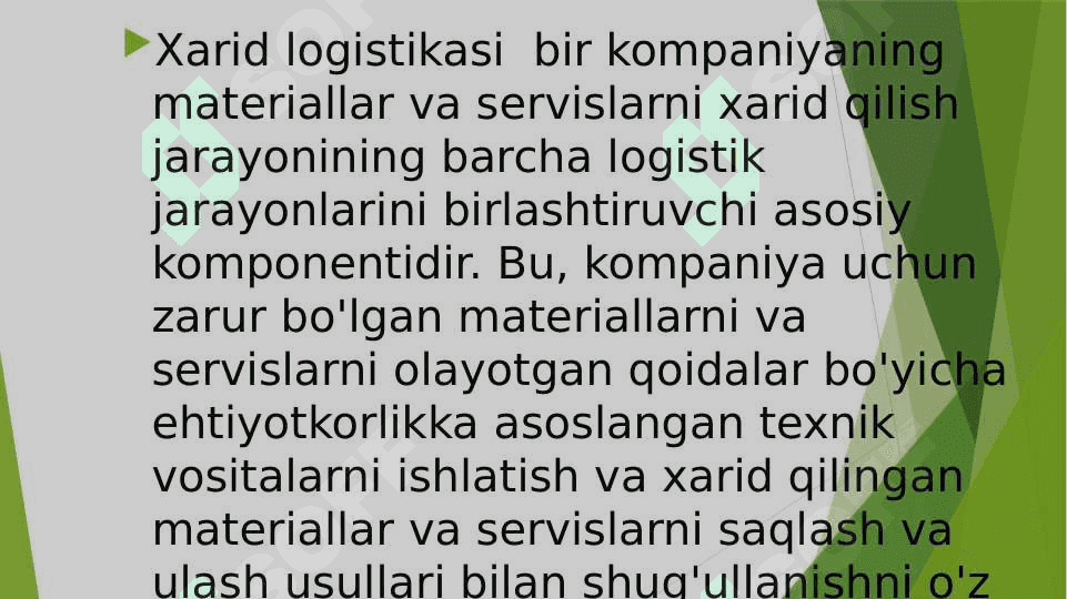 XARID LOGISTIKASI HAQIDA TUSHUNCHALAR 3
