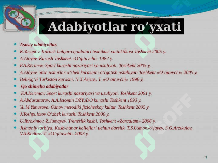 MILLIY KURASH TURLARIDAN MUSOBOQALAR O’TKAZISH VA HAKAMLIK QILISH QOIDALARI. 3