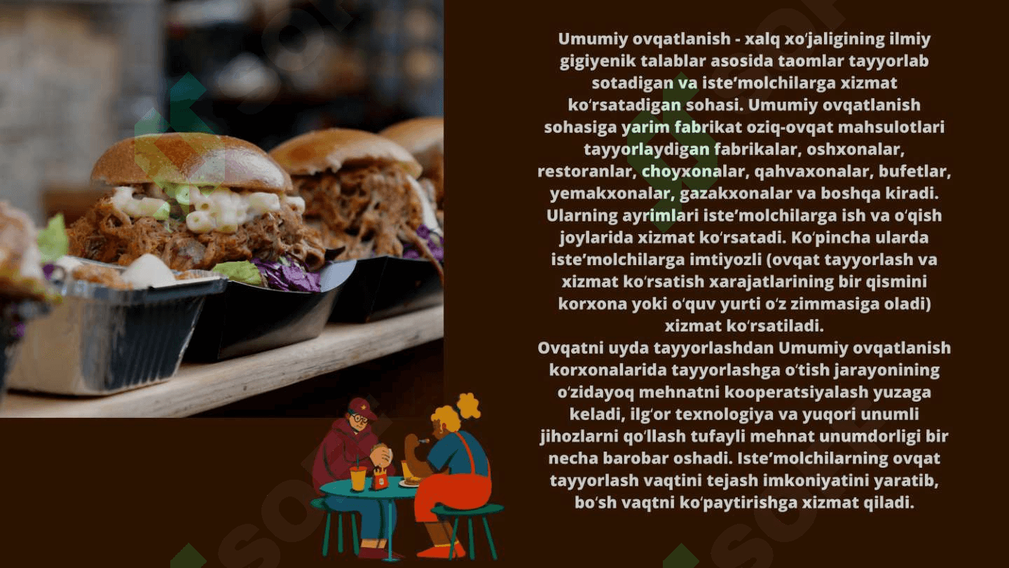 TEZ OVQATLANISH KORXONALARINING PAYDO BO'LISHI VA RIVOJLANISHI 4