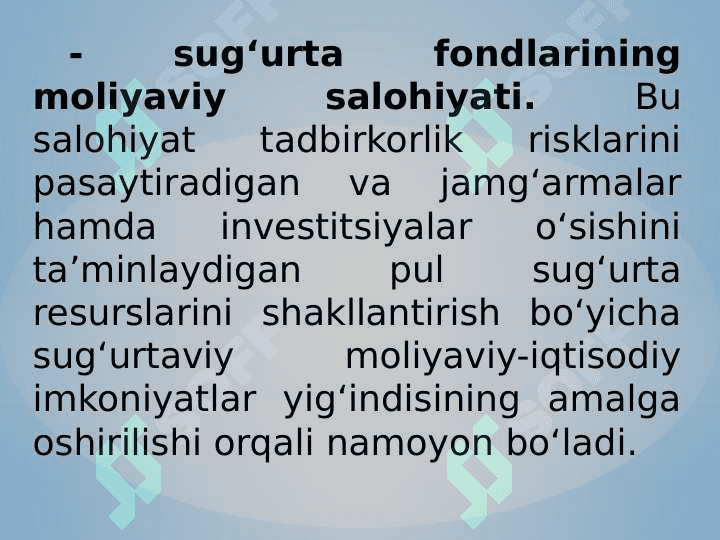Xo‘jalik yurituvchi sub’yektlar moliyasi – davlat moliyaviy salohiyatining asosi 7