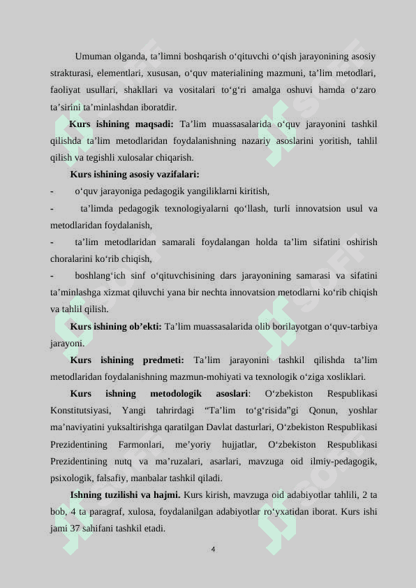 O‘QITISHNING TA’LIMIY METODLARI 4