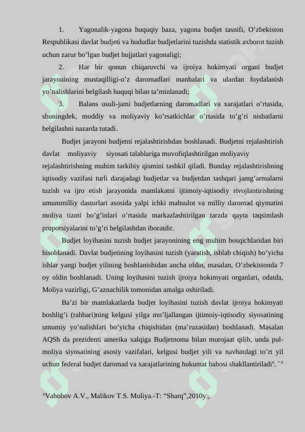 Budjet munosabatlarining qonuny huquqiy asoslari 7