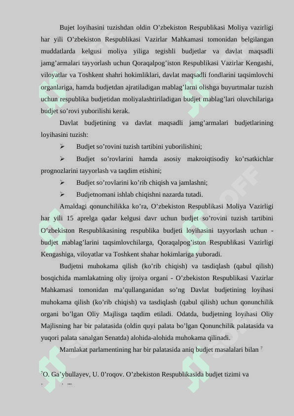 Budjet munosabatlarining qonuny huquqiy asoslari 8