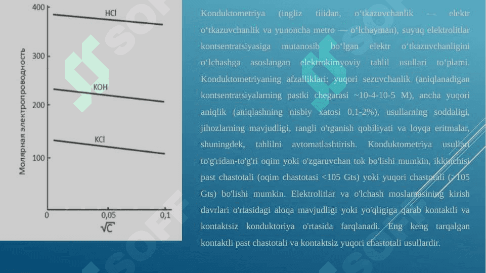 kondiktometrik analiz metodi haqida tushuncha. 6