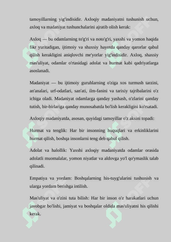 Axloqiy madaniyat 3