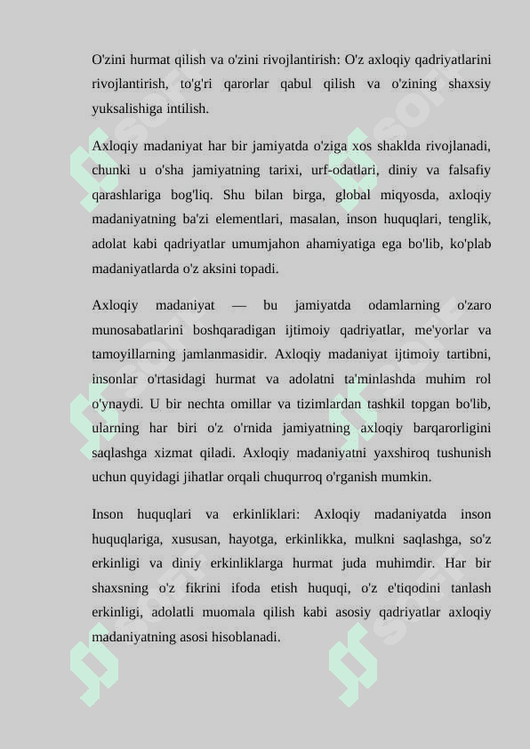 Axloqiy madaniyat 4