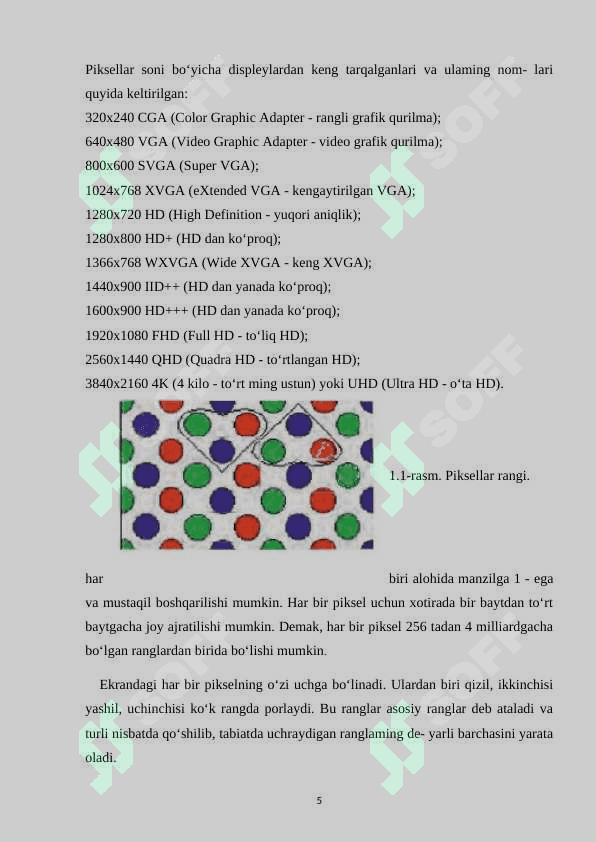 Kompyuter grafikasi bilan ishlovchi dasturlar va ularning imkoniyatlari 5