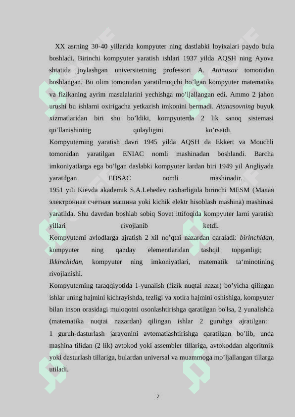 Kompyuter grafikasi bilan ishlovchi dasturlar va ularning imkoniyatlari 7