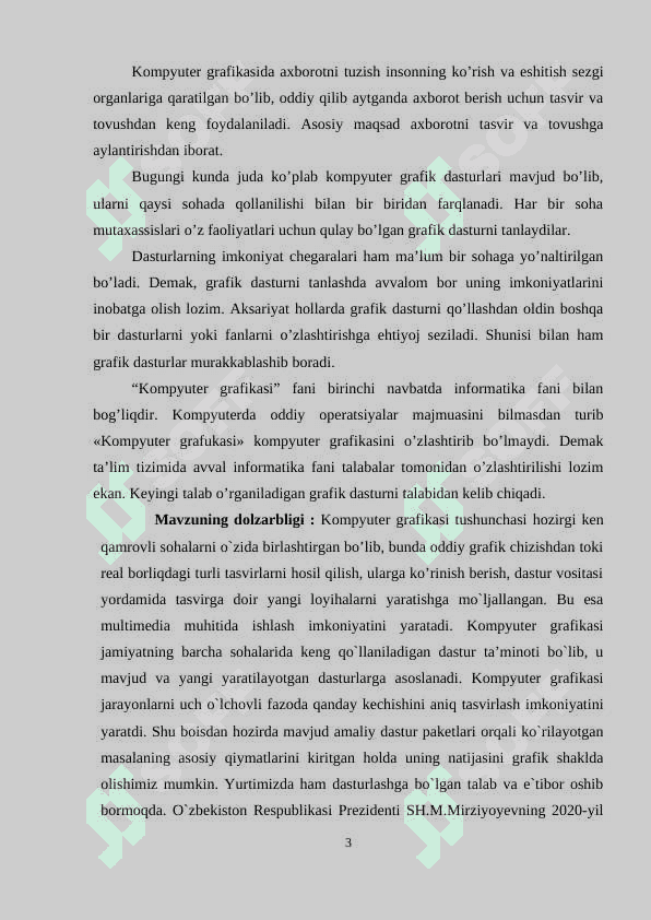 Kompyuter grafikasi turlari va zamonaviy grafik formatlar 2 3