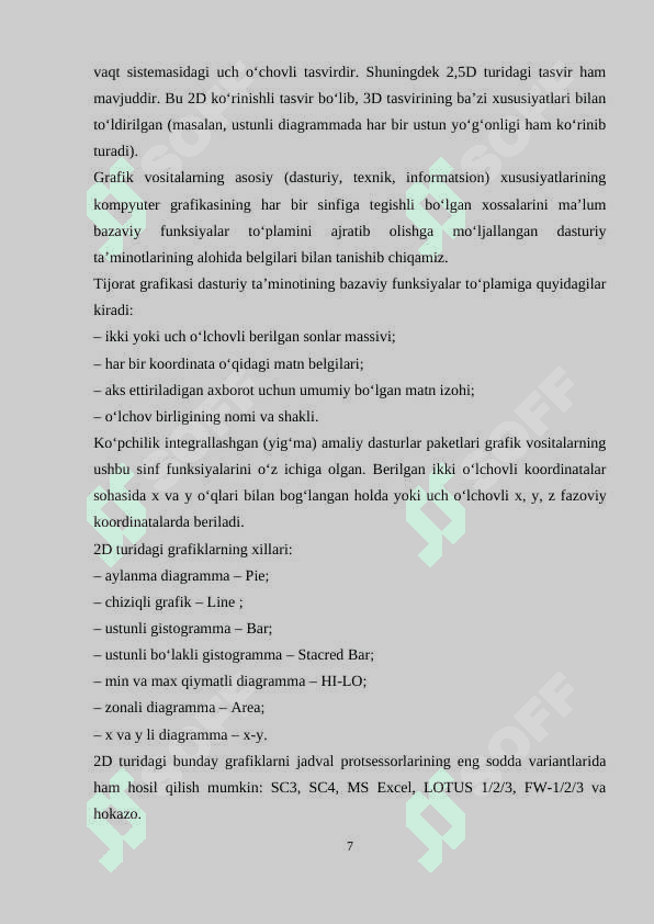 Kompyuter grafikasi turlari va zamonaviy grafik formatlar 2 7