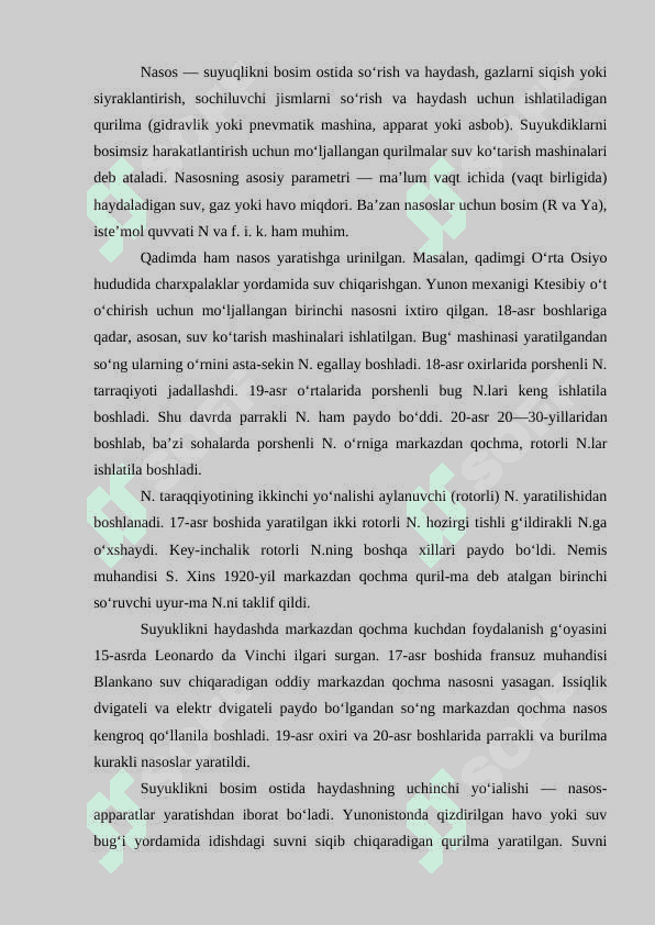Tejamkor energiya sarfiga ega boʻlgan suv nasoslari haqida 3