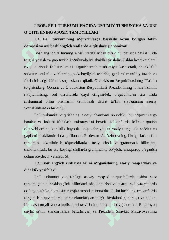 1-2-sinfda fe'l 4