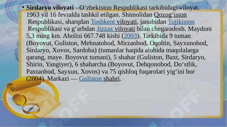 Sirdaryo viloyati 3