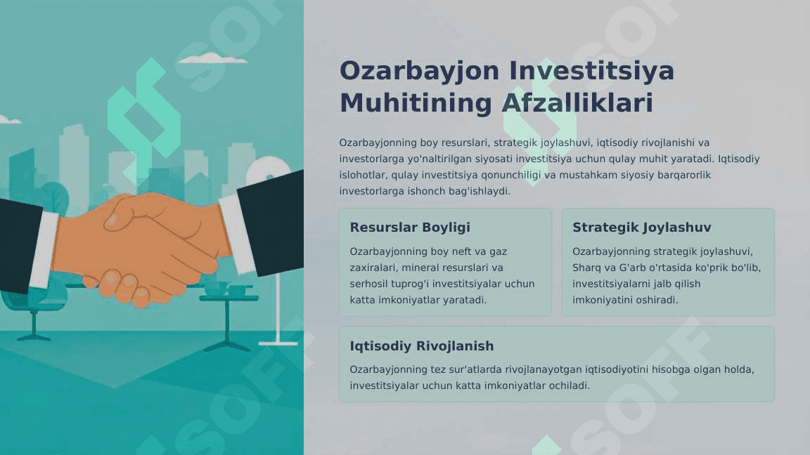 Ozarbayjon davlatining investatsiya tahlili 7