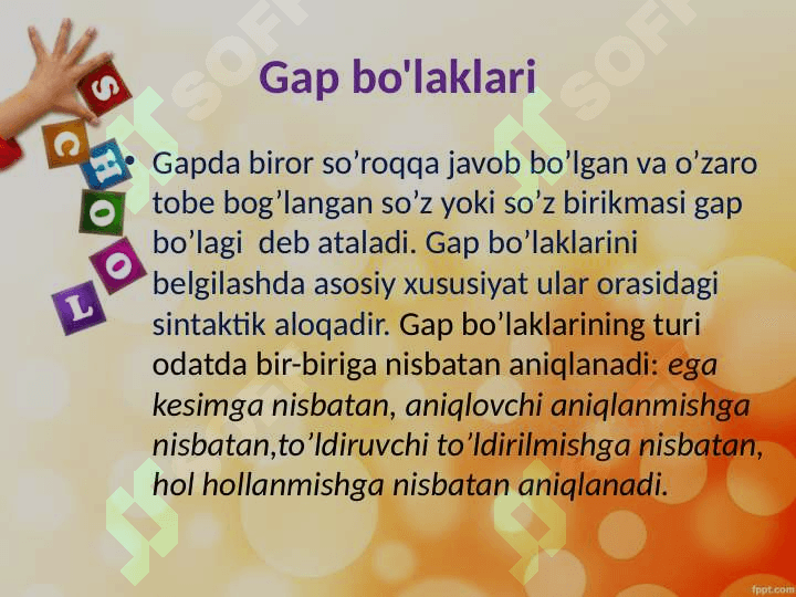 Gap bo'laklari 3