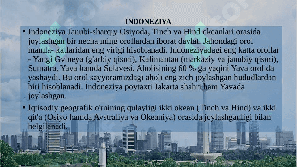 Indoneziya, Malayziya, Singapur davlatlari 2