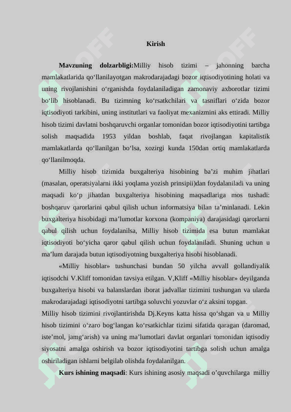 Milliy hisoblar tizimi nima va uning ahamiyati 2