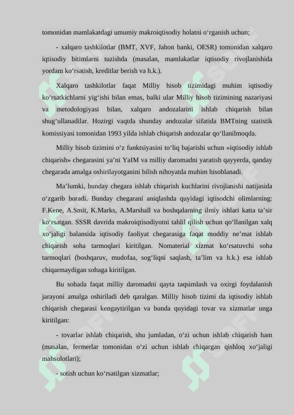 Milliy hisoblar tizimi nima va uning ahamiyati 5