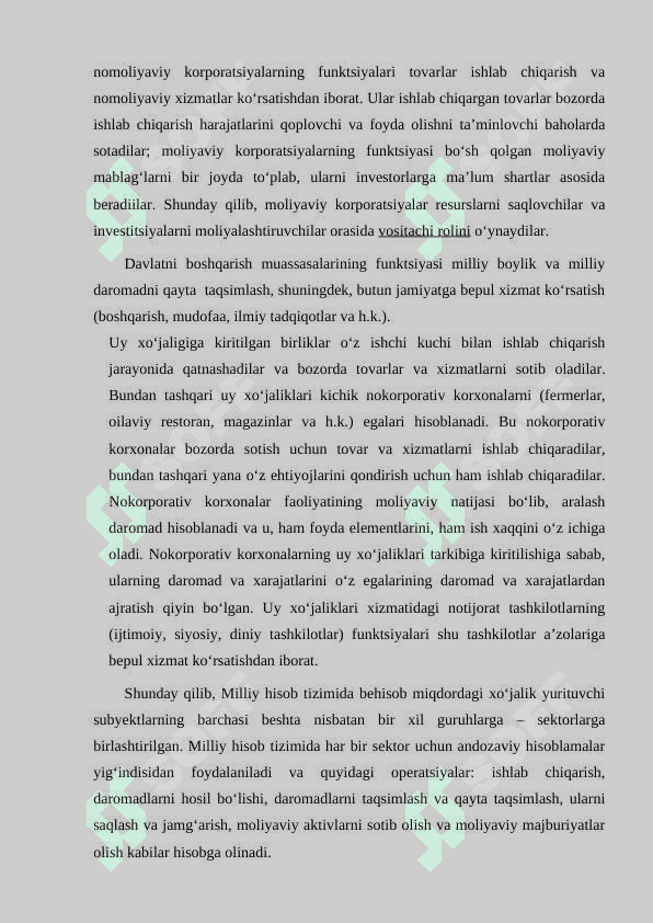 Milliy hisoblar tizimi nima va uning ahamiyati 7