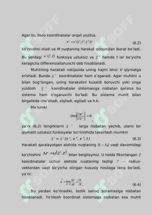 TUTASH MUHIT HARAKATINI O’RGANISHDA LAGRANJ VA EYLER NUQTAI NAZARLARI 3