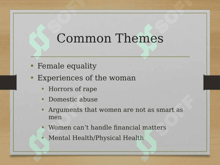 Feminism in English literature of 21 century 2