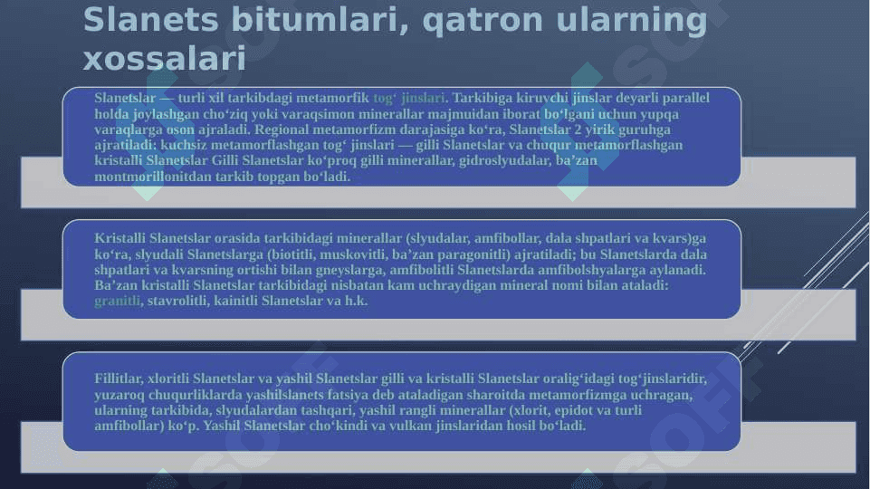 Gidroizolyatsiya ashyolari ishlab chiqarishda qo’llaniladigan organik moddalar 4