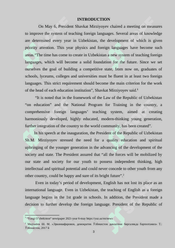 Formation and stages of development of the comparative 2