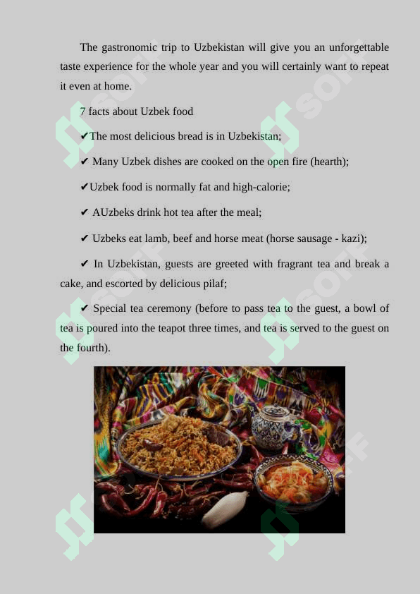 Gastronomy is one more reason to fall in love with Uzbekistan 2