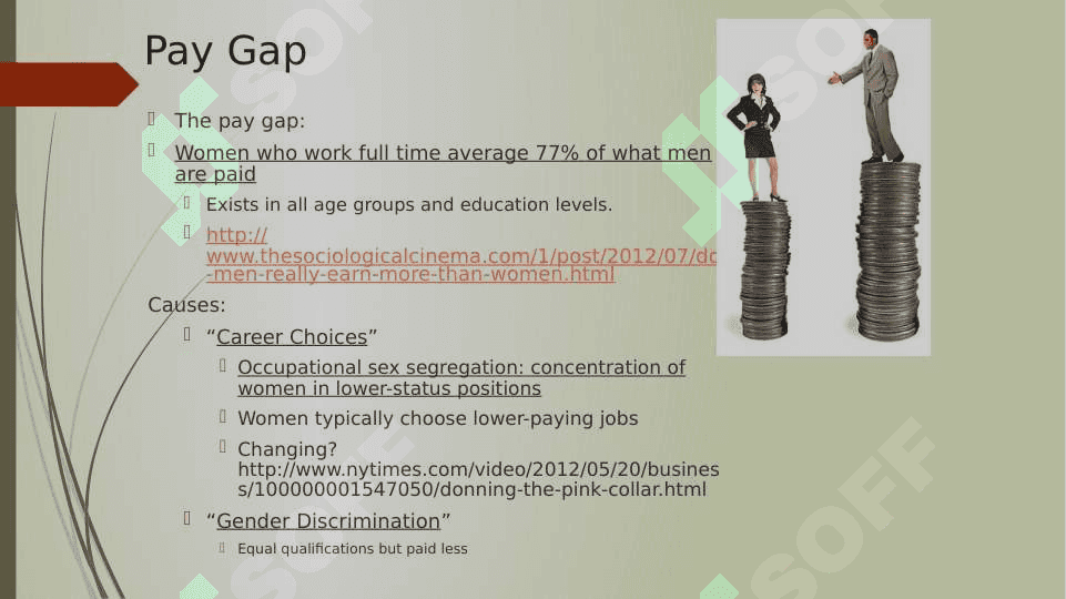 Gender issues in work 5