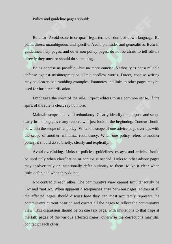 General guidelines and steps 6