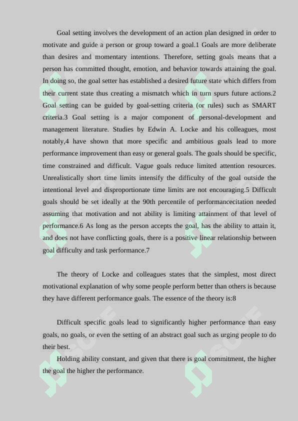 Goal setting 2