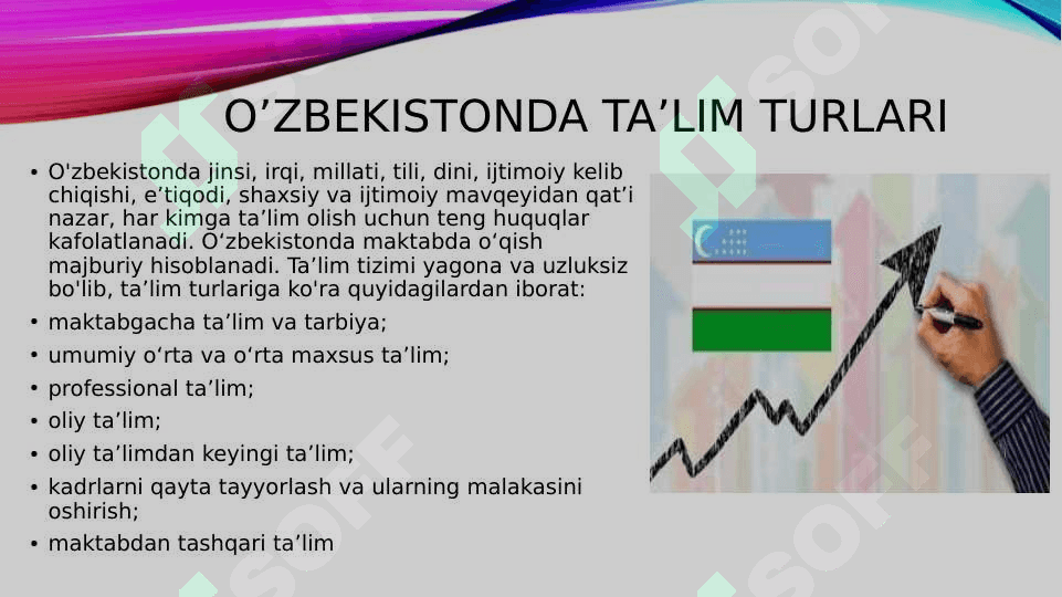 TA’LIM TURLARI. TA’LIMNI  TASHKIL QILISH SHAKLLARI HAQIDA TUSHUNCHA 4