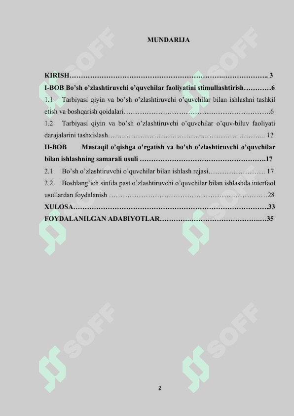 Maktabgacha yoshdagi bolalar o’sishning umumiy shart sharoitlari 2