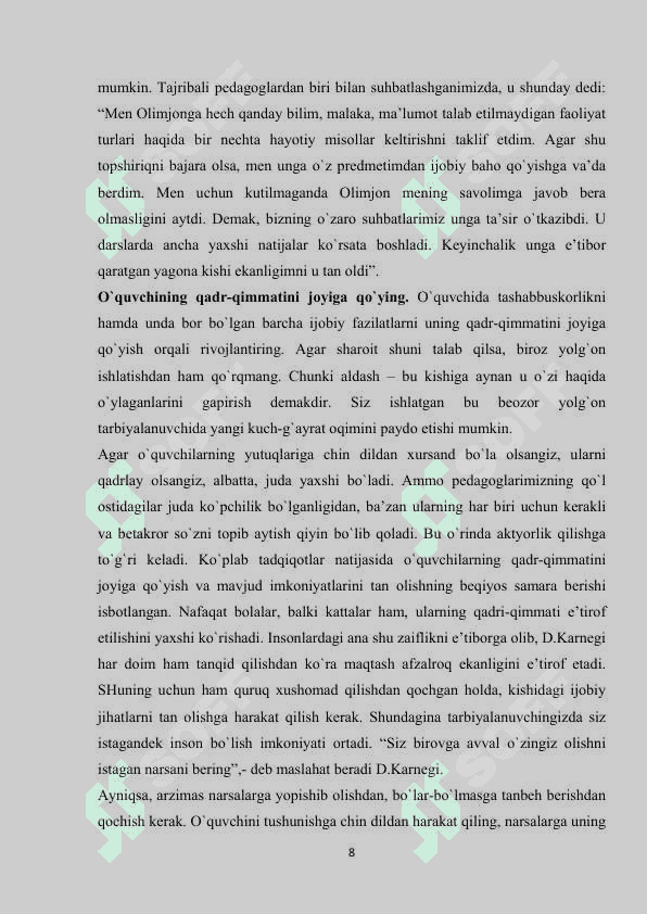 Maktabgacha yoshdagi bolalar o’sishning umumiy shart sharoitlari 8